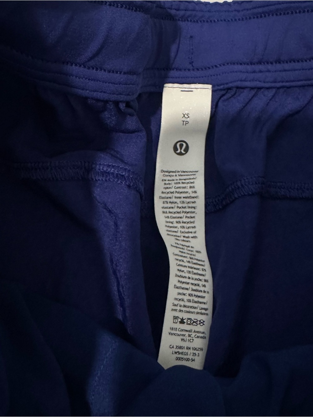 NWT Lululemon license to train woven MR jogger Size XS Deep Sea Blue - Picture 9 of 11